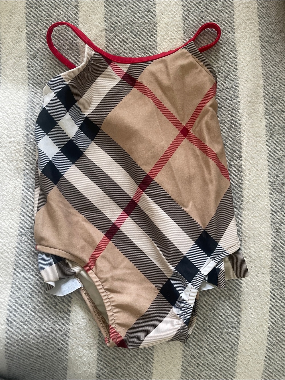 Burberry Classic Plaid One-Piece Swimsuit - Kids